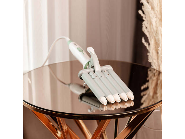 Плойка для волосся п'ять хвиль з регулятором температури керамическая VGR HP-V-597 - Фото 4