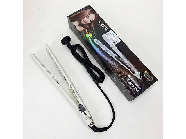 Плойка для волосся VGR V-518 WHITE випрямляч з керамічними пластинами - Фото 6