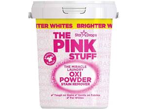 Плямовивідник для білих речей 1кг OXIі Stain Remover Powder for WHITES ТМ THE PINK STUFF
