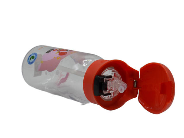 Пляшка для води CASNO 400 мл KXN-1195 Червона (краб) з соломинкою - Фото 9