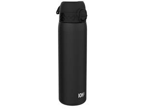 Пляшка для води металева ION8 600 мл. Stainless Steel , Black