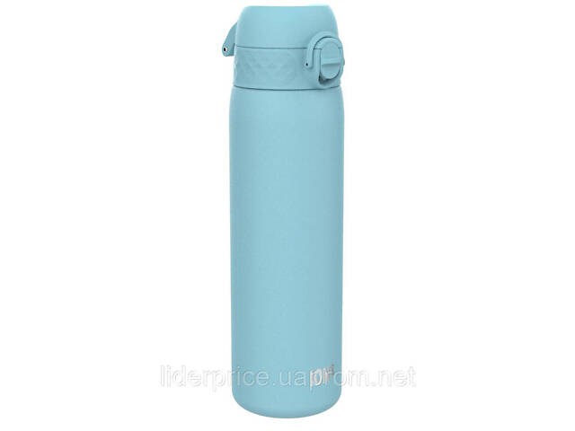 Пляшка для води металів ION8 600 мл. Stainless Steel , Alaskan Blue - Фото 1