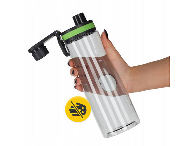 Пляшка для води спортивна 4FIZJO 850 мл Green (P-5905973403801) - Фото 5