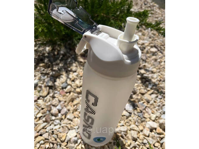 Бутылка для воды CASNO 1000 мл KXN-1247 Белая, Оригинал! - Фото 4