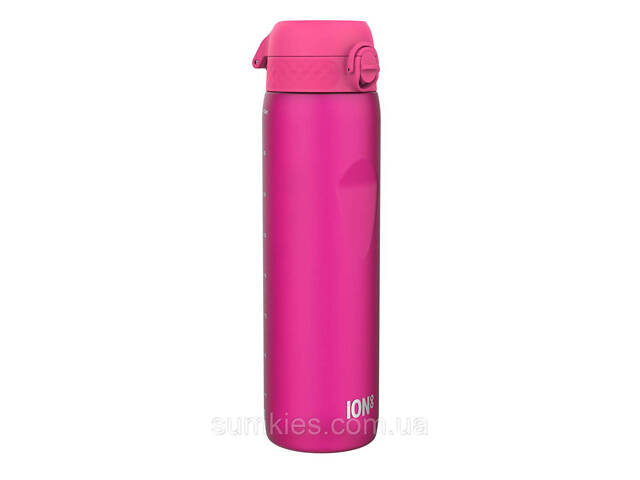 Пляшка для води ION8 1000 мл. (ЕКО пляшка) BPA Free, Pink - Фото 1