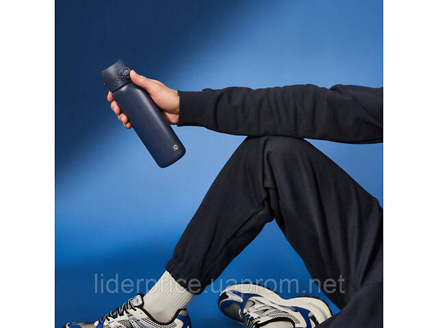 Бутылка для воды металлическая вакуумная ION8 500 мл. Vacuum Insulated, Navy, Оригинал! - Фото 2