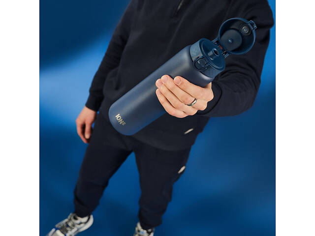 Пляшка для води металева вакуумна ION8 920 мл. Vacuum Insulated, Ash Navy - Фото 3