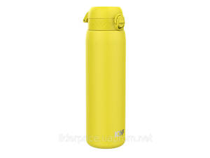 Бутылка для воды металлическая вакуумная ION8 920 мл. Vacuum Insulated, Yellow, Оригинал!