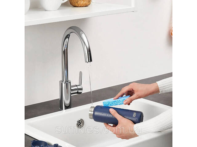 Пляшка для води металева вакуумна ION8 500 мл. Vacuum Insulated, Navy - Фото 5