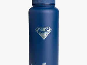 Пляшка для води металева з подвійною вакуумною ізоляцією Bohtal Insulated Bottle 960 ml/32 oz Blue Superman