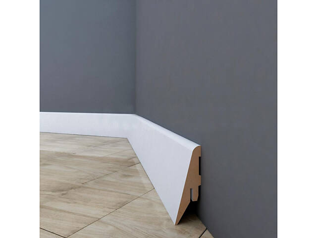 Плінтус МДФ #1255 розміри 2800 x 52 x 19мм. Плінтус на підлогу. - Фото 1