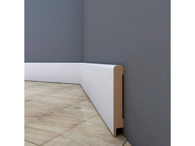 Плінтус МДФ #1260 розміри 2800x59x12. Плінтус підлоговий з МДФ - Фото 1