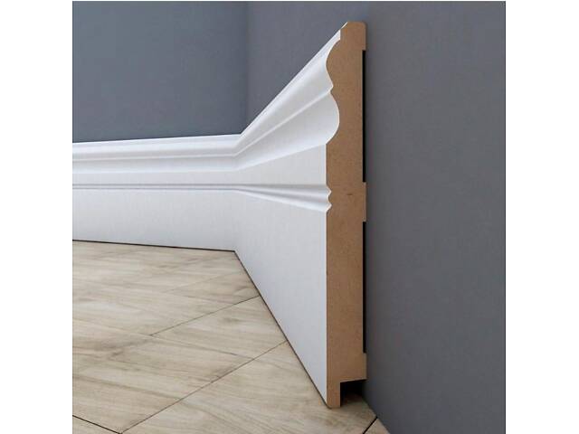 Плінтус МДФ #16145 розміри 2800x144x16мм. Плінтус підлоговий. - Фото 1