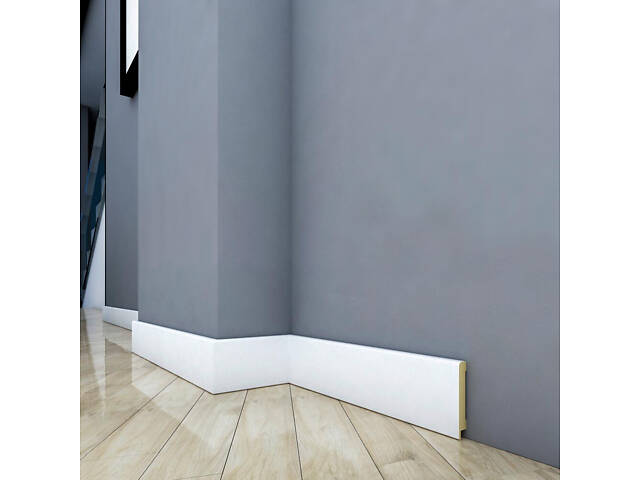 Плінтус МДФ #1699 розміри 2800х99х16мм. Плінтус підлоговий з мдф - Фото 2