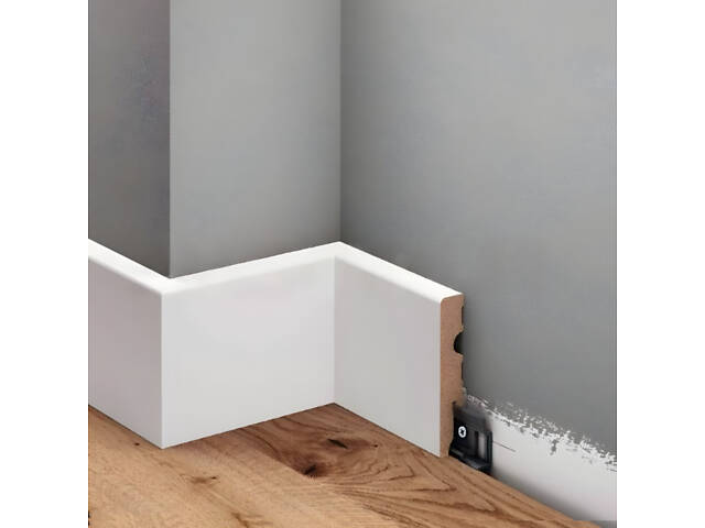 Плінтус МДФ lp-080145S03 Cezar 80х14.5мм. Польща. Плінтус підлоговий з МДФ - Фото 1