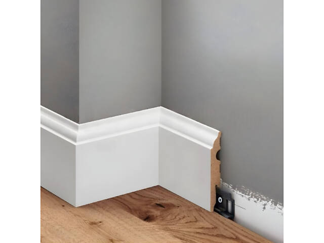 Плінтус МДФ LP-08213D01 Cezar 82х13мм. Польща. Плінтус підлоговий з МДФ - Фото 1