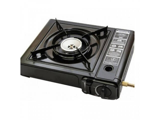 Плита газова портативна в кейсі з адаптером. - Фото 1