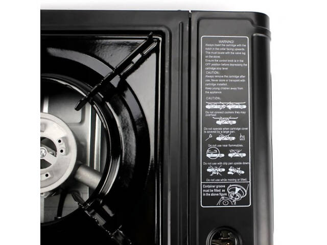 Плита газова портативна в кейсі з адаптером. - Фото 5