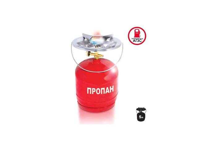 Плита Турист Intertool — 5 л пропановий балон - Фото 2