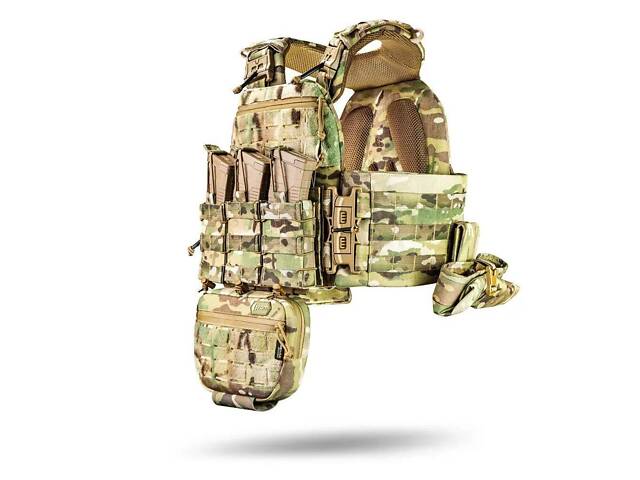 Плитоноска М7 PRO GEN Камербанд 15x30 + 7 підсумків (Multicam USA) - Фото 1