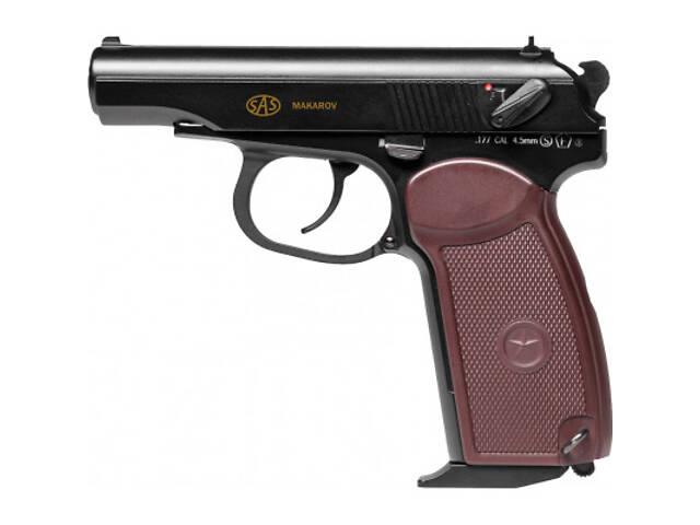 Пневматичний пістолет SAS Makarov Blowback (KMB-44АHN) - Фото 1