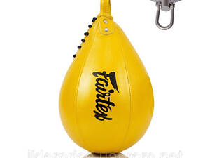 Пневмогруша боксерська Fairtex SB1 Yellow + кріплення, Оригінал!