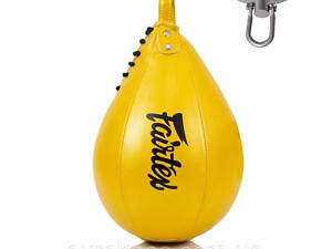 Пневмогруша боксерська Fairtex SB1 Yellow + кріплення