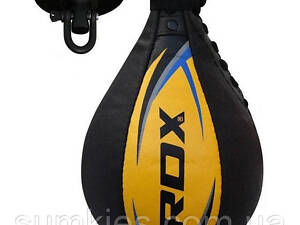 Пневмогруша боксерська RDX 2Y Boxing Speed Ball Leather Multi Yellow/Blue