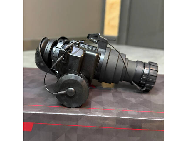 ПНБ, Бінокуляр нічного бачення AGM PVS-7 NL1, Gen 3, зелений фосфор, кріплення на шолом, футляр - Фото 4