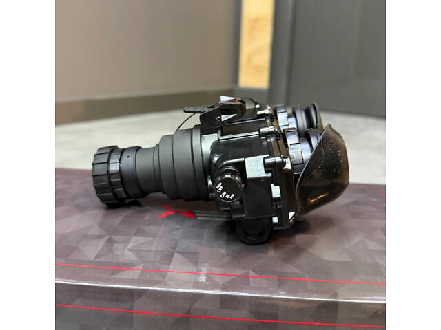 ПНБ, Бінокуляр нічного бачення AGM PVS-7 NL1, Gen 3, зелений фосфор, кріплення на шолом, футляр - Фото 5