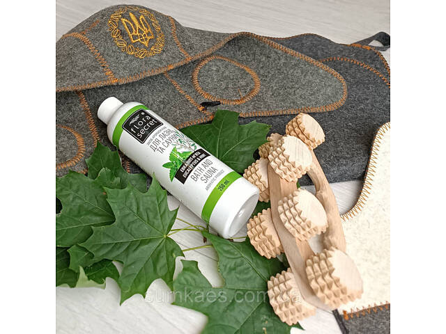 Подарунковий набір для бані та сауни Luxyart 'Танкист' 5 предметів (PU-005) - Фото 2