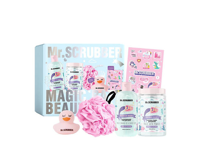Подарунковий набір косметики для догляду за тілом Mr. Scrubber Vanilla Cupcake 5 в 1 для дітей від 3 років - Фото 1
