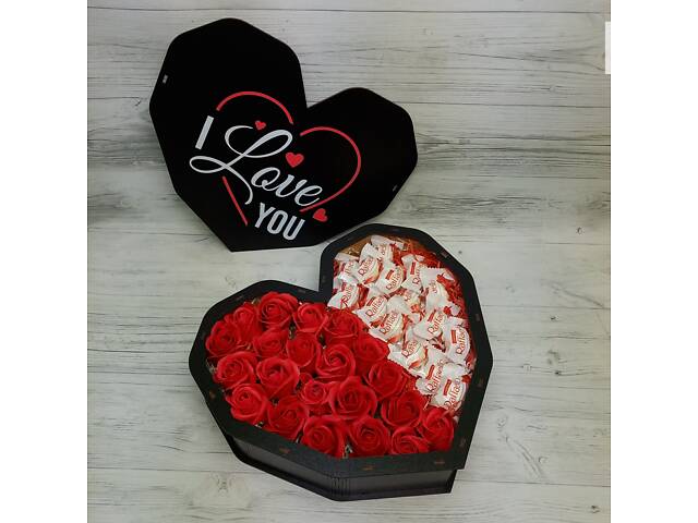 Подарочный набор Кукумбер Страстной любви Raffaello с розами 8-0418 - Фото 1