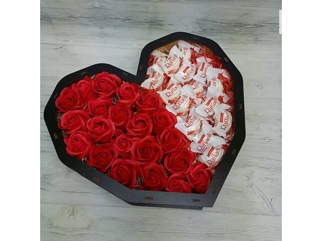 Подарочный набор Кукумбер Страстной любви Raffaello с розами 8-0418 - Фото 3