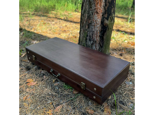 Подарунковий набір Mzavod Атаман кейс-столик темний - Фото 7