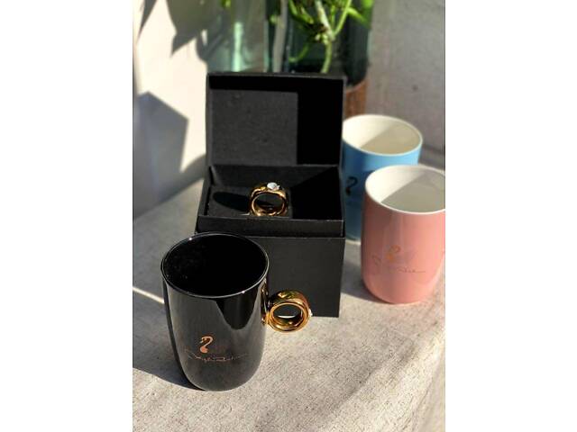 Подарок Кружка чашка кольцо перстень подарок прикол для девушки - Фото 4