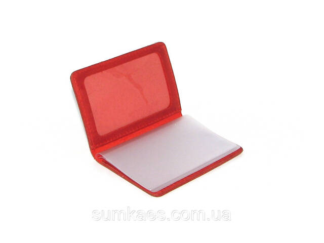 Подарунковий набір DNK Leather №2 (портмоне + обкладинка на права, ID паспорт) червоний - Фото 4