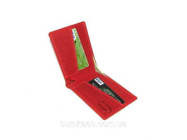 Подарунковий набір DNK Leather №2 (портмоне + обкладинка на права, ID паспорт) червоний - Фото 8