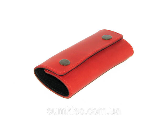 Подарунковий набір DNK Leather №4 (портмоне + ключниця + обкладинка на права, ID паспорт) червоний - Фото 3