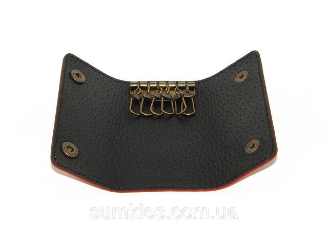 Подарунковий набір DNK Leather №4 (портмоне + ключниця + обкладинка на права, ID паспорт) червоний - Фото 4