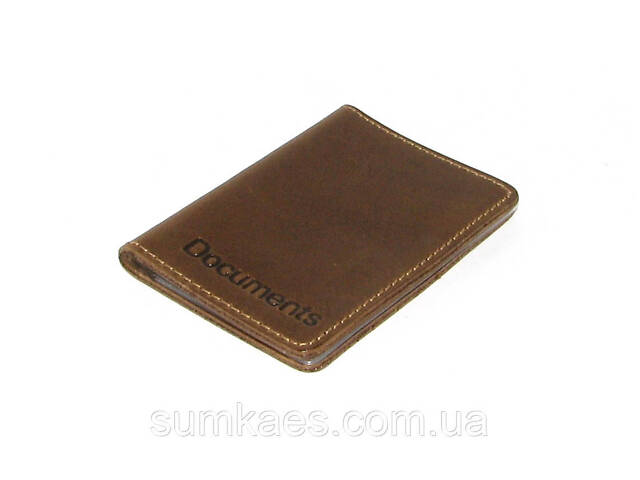 Подарунковий набір DNK Leather №6 (затискач + обкладинка на права, ID паспорт) хакі - Фото 8