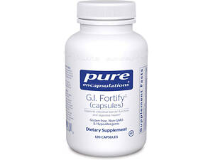 Поддержка работы, моторики и детоксикации ЖКТ, G.I. Fortify (Capsules), Pure Encapsulations, 120 капсул