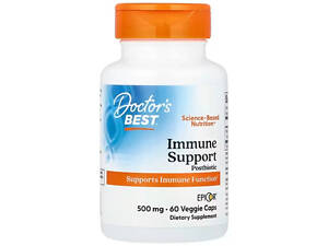 Поддержка иммунитета с эпикором Doctor's Best Immune Support Postbiotic 500 мг 60 капс