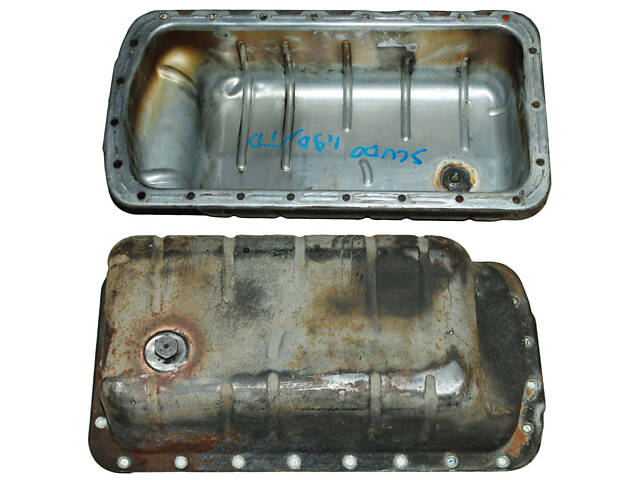 9633221180 Поддон двигателя 1.9TD 8V, 1.9D 8V Fiat Scudo 95-07, Peugeot Expert 95-07, Citroen Jumpy 95-07 (9633221180) - Фото 1