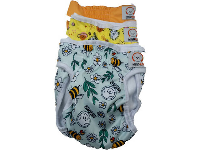 Підгузки для тварин MISOKO&CO багаторазові для собак-сук, L 3 шт. Солодкий сон (HAINMSK63971RIN) - Фото 1