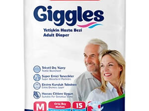Підгузки для дорослих Giggles Medium 15 шт (8680131204397)
