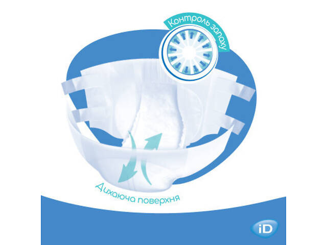 Підгузки для дорослих ID Slip Extra Plus Large талія 115-155 см. 30 шт. (5411416047667) - Фото 4