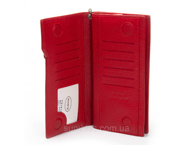 PODIUM Гаманець Classic Жіноча шкіра DR. BOND WMB-2M red - Фото 4