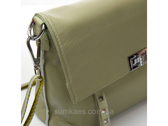 PODIUM Сумка жіноча Класична шкіра ALEX RAI 8793-9 olive - Фото 4