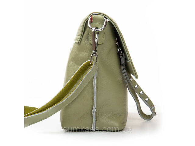 PODIUM Сумка жіноча Класична шкіра ALEX RAI 8793-9 olive - Фото 6